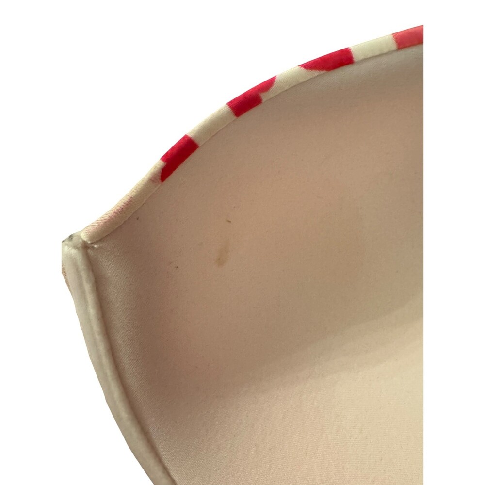 VICTORIA’S SECRET Valentines White Red Pink Hearts Push Up Underwire Bra 38DD - Picture 7 of 9